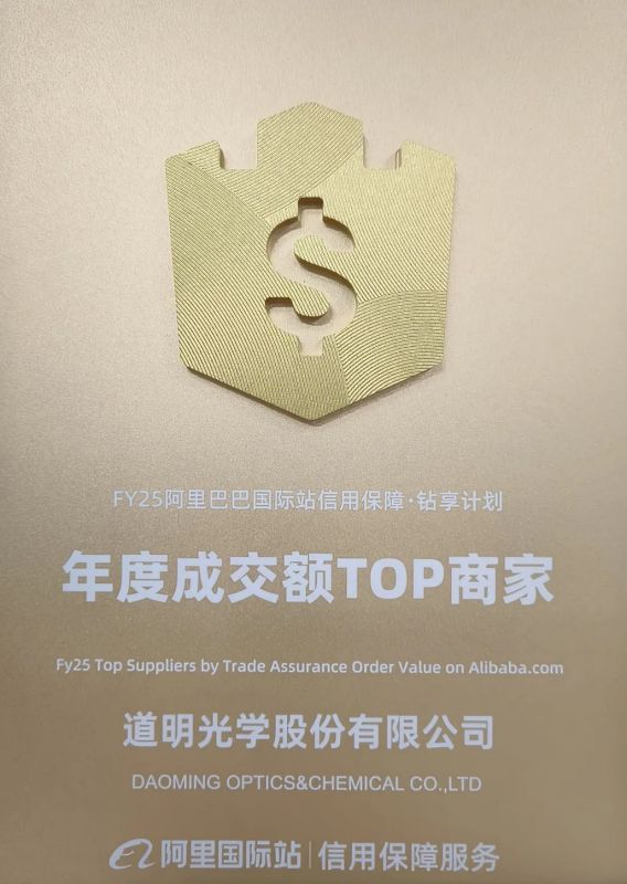 荣耀时刻丨亚洲bwin光学荣获阿里国际站“年度成交额TOP商家”奖项